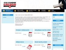 Tablet Screenshot of fitstudioenergy.cz